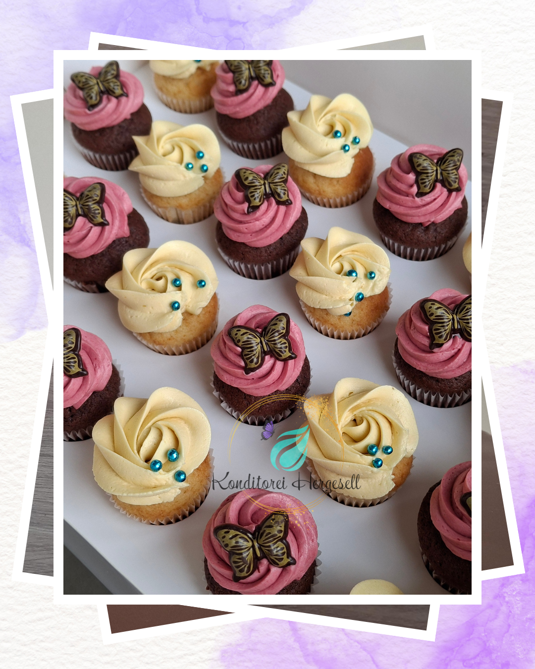 Mini-Cupcake Box Frucht Duo